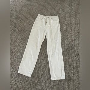 Zara white jeans